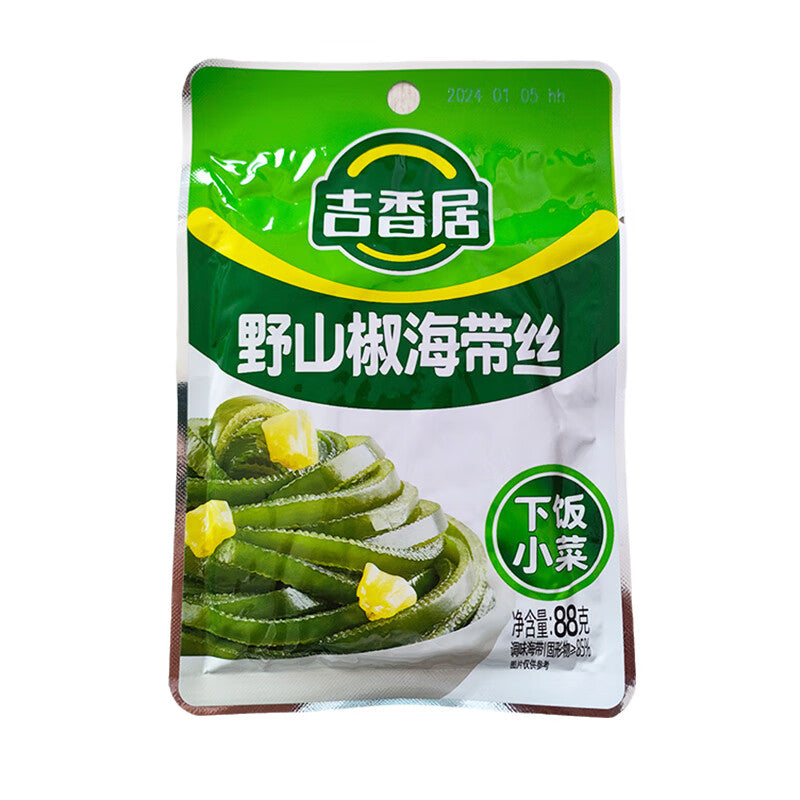 Lanières d'algues Jixiangju (saveur poivre sauvage) 88 g