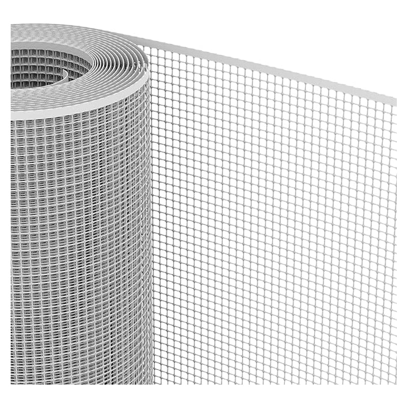 Tenax Quadra 10 Grillage en plastique Argent 1 x 30 m pour protection de portail et clôture