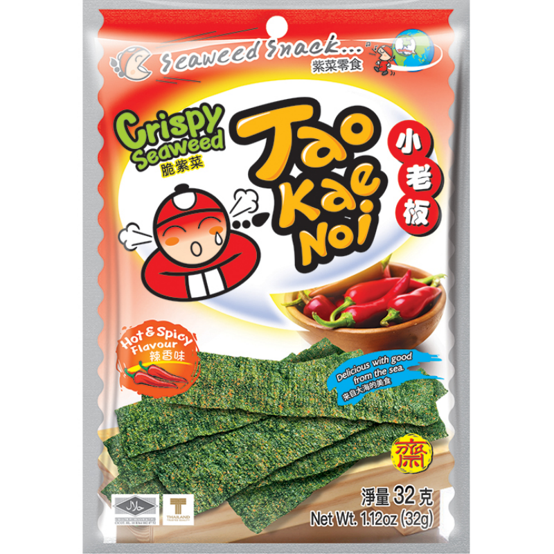 TAOKAENOI Algues croquantes épicées - 32 g