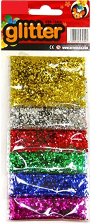 Lot de Paillettes 2 g - 6 Couleurs Assorties