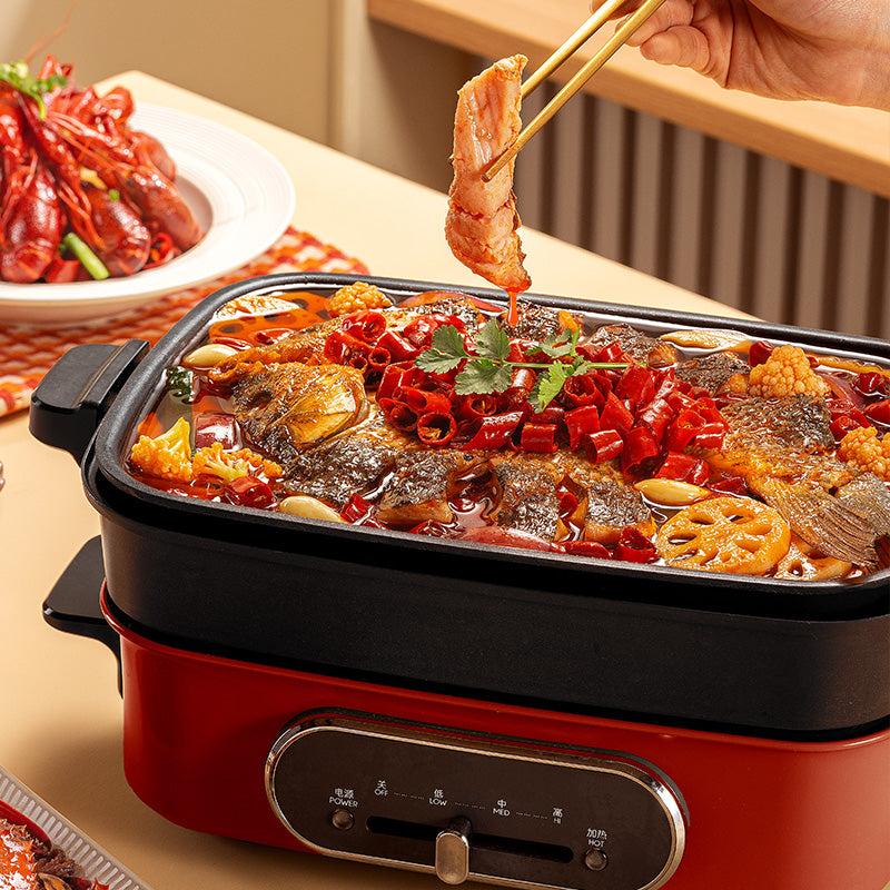 Hao Ren Jia Mélange d'épices pour poisson grillé saveur épicée - 220 g
