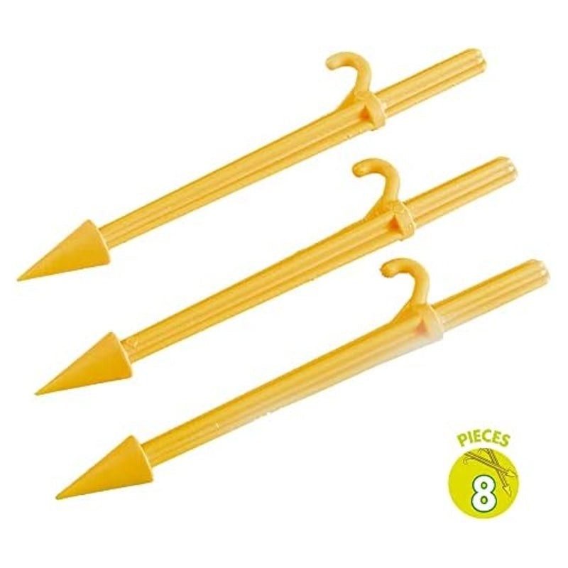 TENAX Lot de 8 piquets fixes pour tunnel de serre