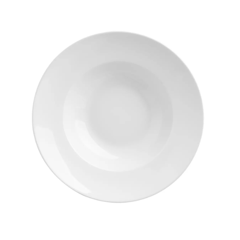Secmret de Gourmet - Assiette à Pâtes Blanche Diamètre 27 c