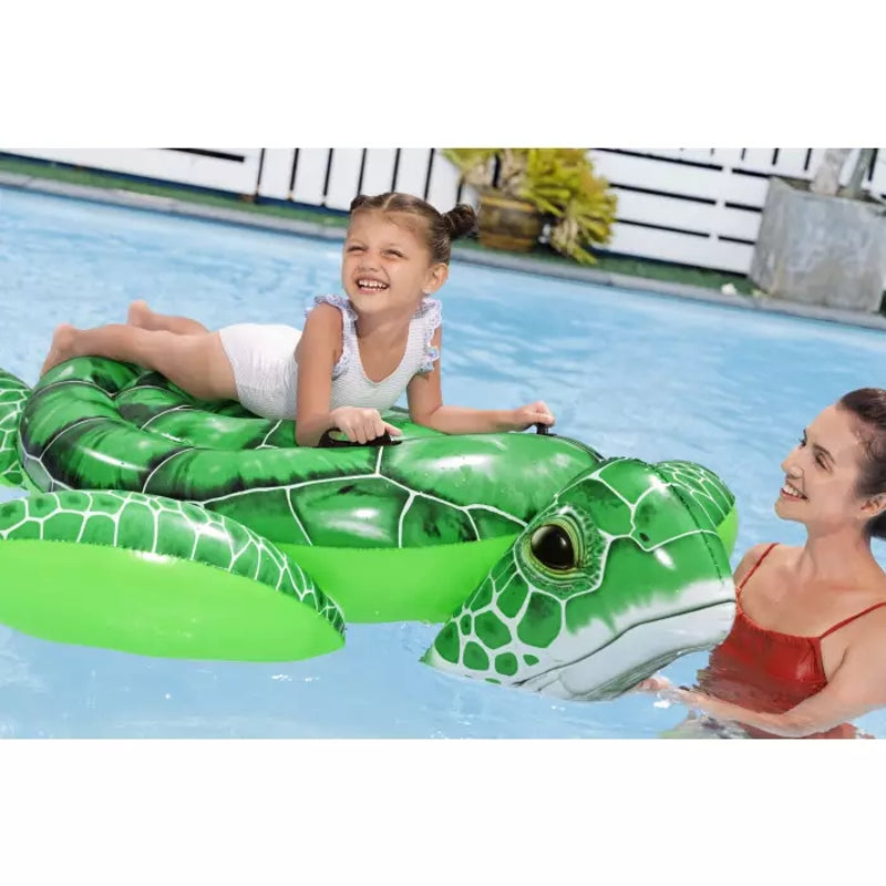 Bestway Tidal Turtle 41472 Bouée gonflable tortue à chevaucher - 153 x 140 x 38 cm