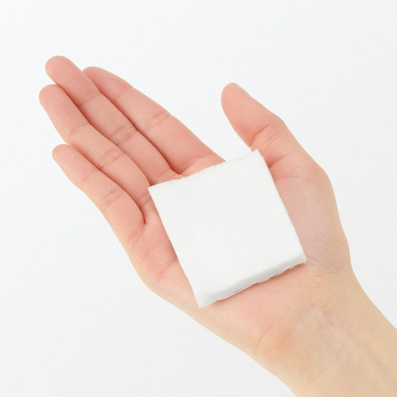 MUJI Cotons à démaquiller pour le visage Soft Cut - 180 pièces