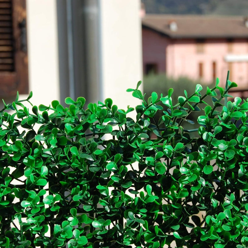TENAX Divy 3D Buxus Intense Panneau vert feuilles artificielles - 0,5 x 1 m