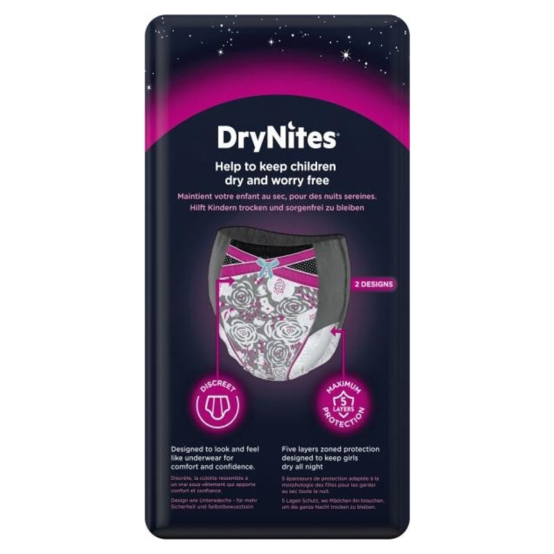 HUGGIES DryNites Pyjama-Culottes Fille 8–13 ans (27–57 kg) x9