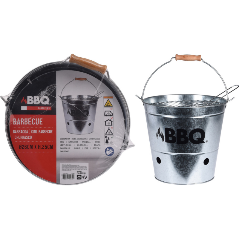 BBQ Collection Seau à barbecue en zinc - Ø 265 mm