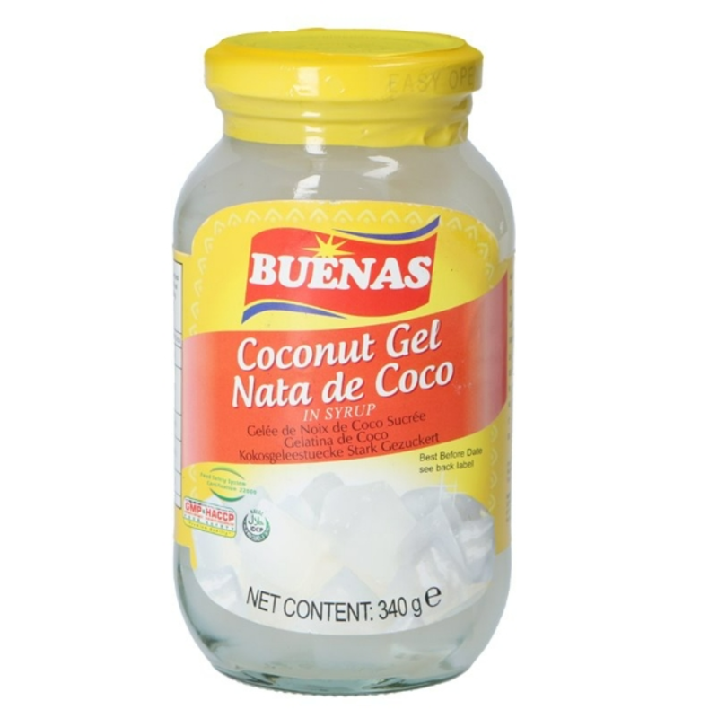 Buenas Gelée de noix de coco blanche (Gelée de coco fermentée) 340 g