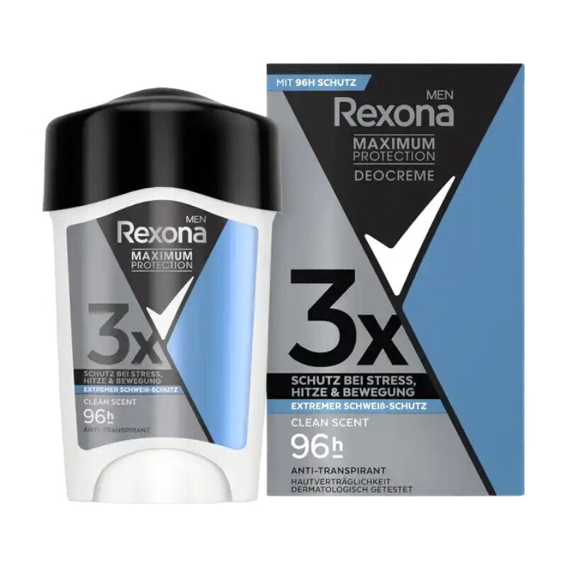 REXONA Men Maximum Protection Anti-Transpirant Stick Crème - Senteur Clean 45 ml