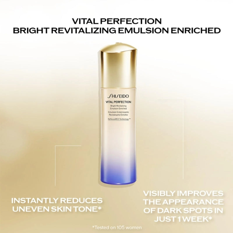 SHISEIDO Vital-Perfection Lotion Revitalisante Éclaircissante 100 ml