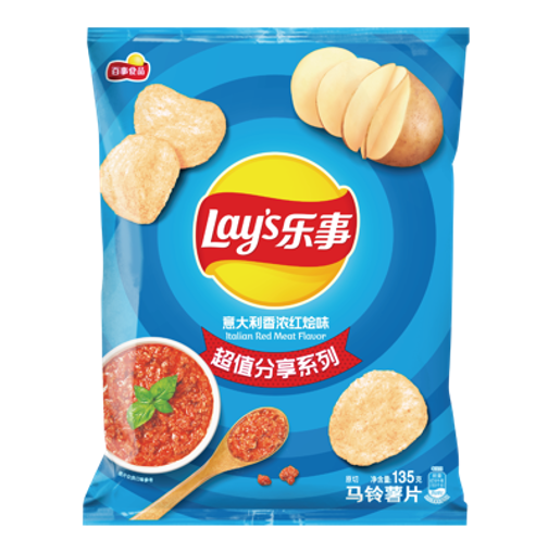 Lay's Chips de pommes de terre saveur sauce ragù italien - 135 g