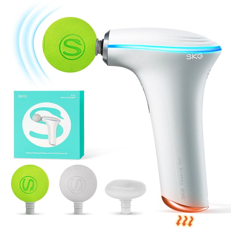 SKG F5 Pistolet à enveloppement chauffant électrique multifonction / Masseur de relaxation musculaire