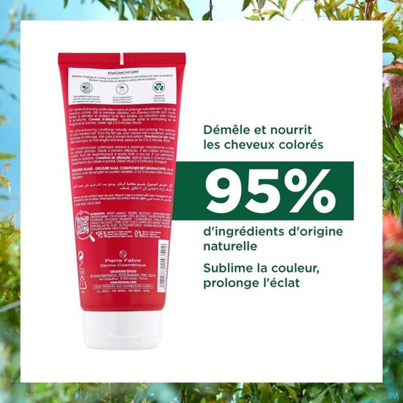 Klorane Après-shampooing Protecteur à la Grenade 200 ml