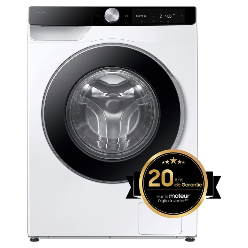 Samsung WW90DG6U25LK Lave-linge SuperSpeed 9 kg 1400 tr/min classe A blanc série 6000