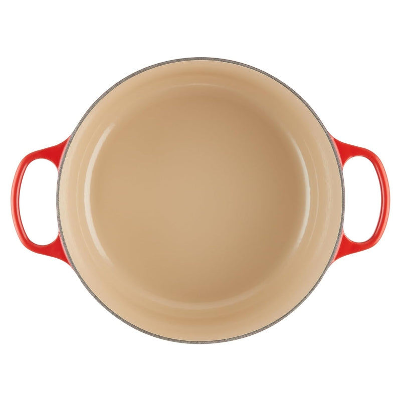 Le Creuset Cocotte ronde en fonte émaillée cerise - 28 cm
