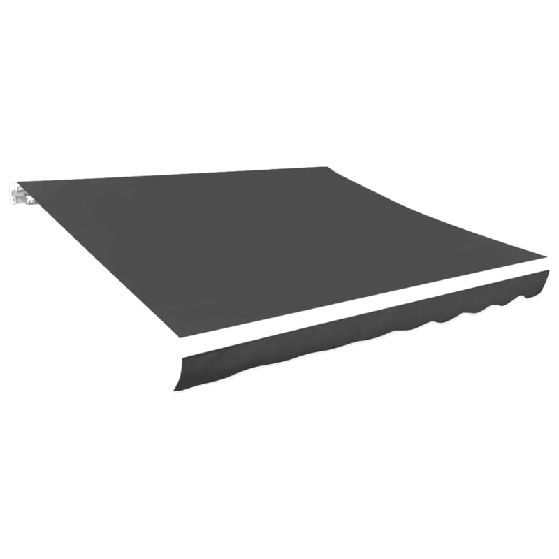 VIDAXL Tissu de Remplacement pour Store Anthracite 4,5x3 m Résistant aux UV