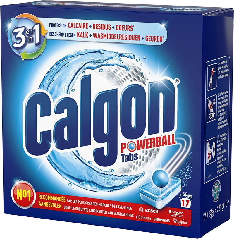 Calgon Tablettes anti-calcaire 4-en-1 - 17 tablettes