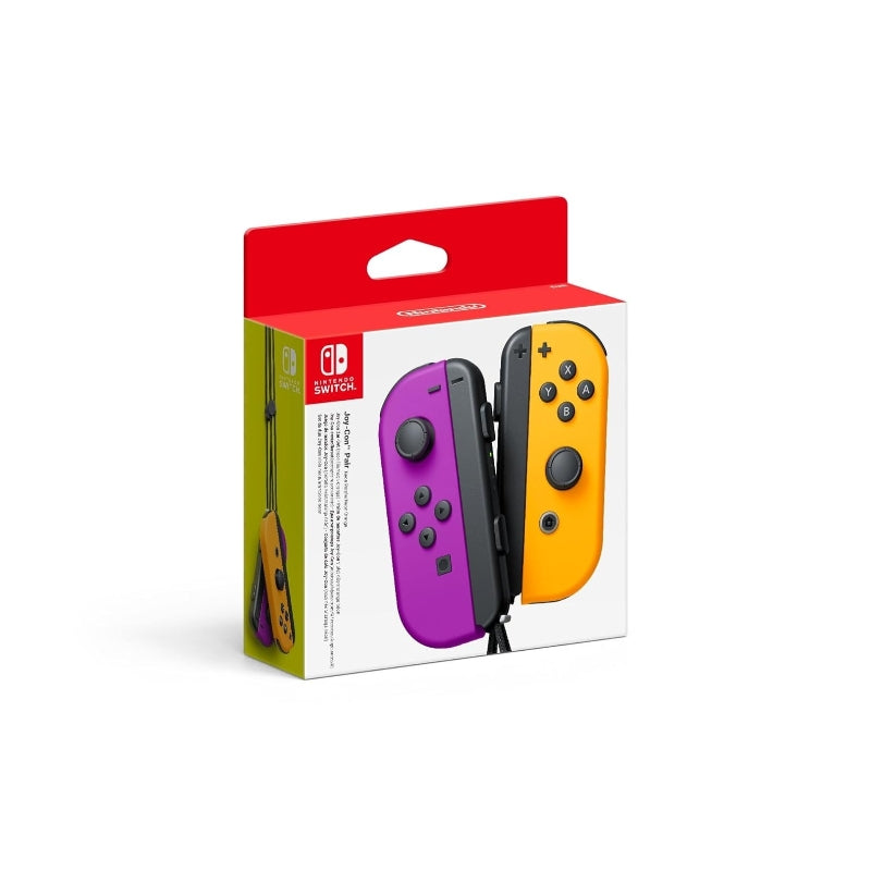 Nintendo Paire de manettes Joy-Con pour Switch - Violet / Orange néon