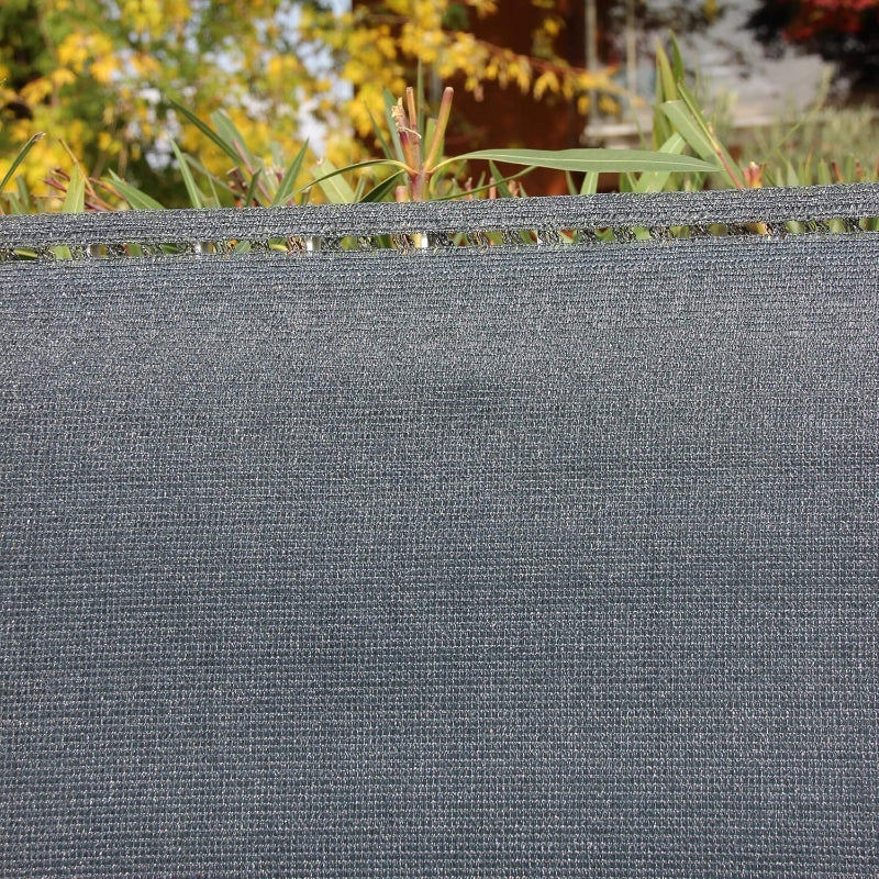 TENAX Coimbra Dark Brise-vue tissé anthracite - 1 m x 50 m