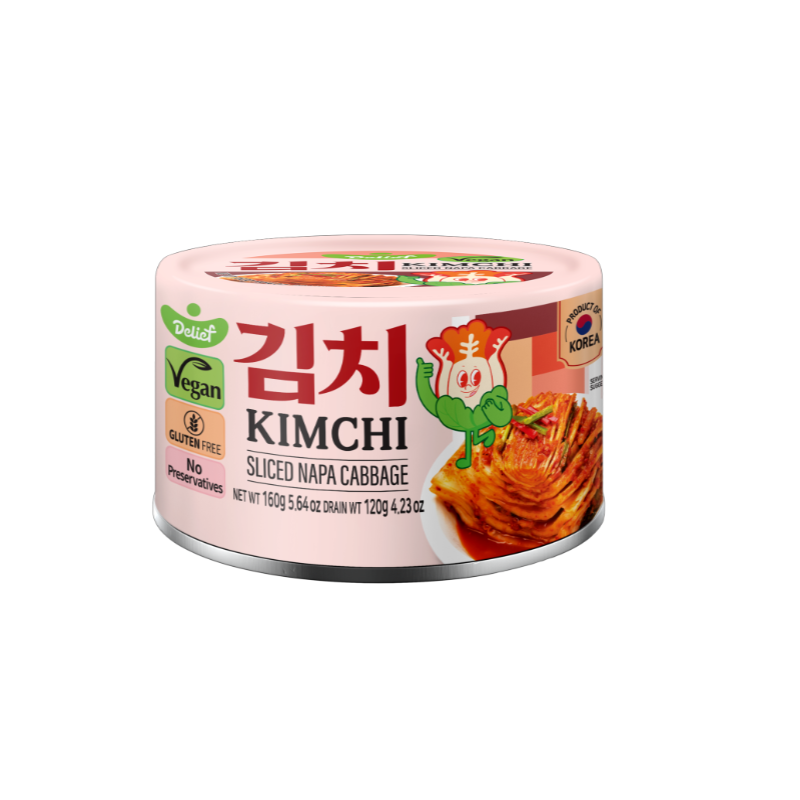 Delief Kimchi de chou Napa émincé en boîte - 160 g