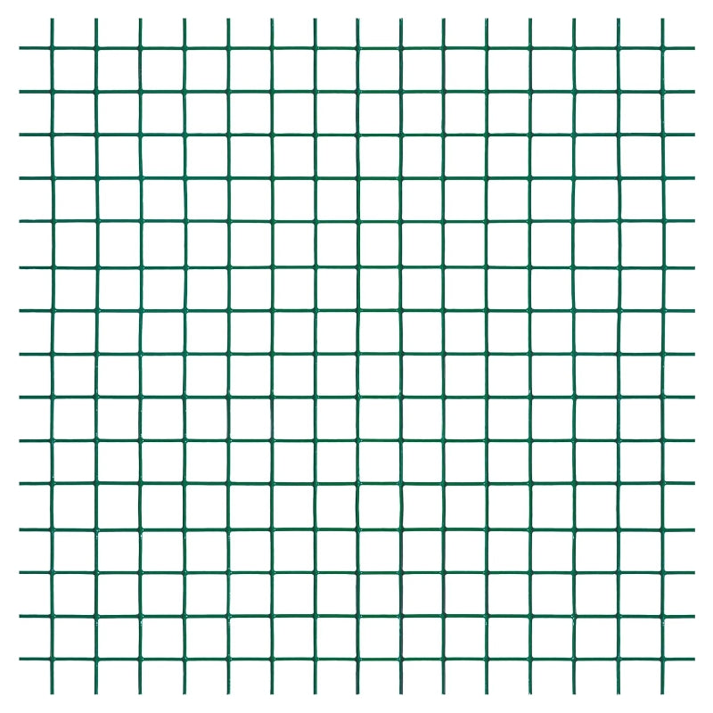 Tenax Plamet 10 Grillage plastifié Vert 1 x 5 m Mailles 14 x 14 mm Pour enclos animaux