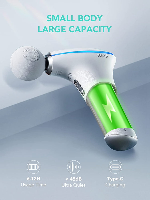 SKG F5 Pistolet à enveloppement chauffant électrique multifonction / Masseur de relaxation musculaire