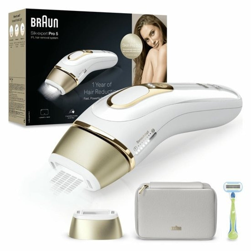 Braun Silk-expert Pro 5 IPL PL5052 ?pilateur à Lumière Pulsée pour ?pilation à Domicile avec ?tui - 1 Pièce