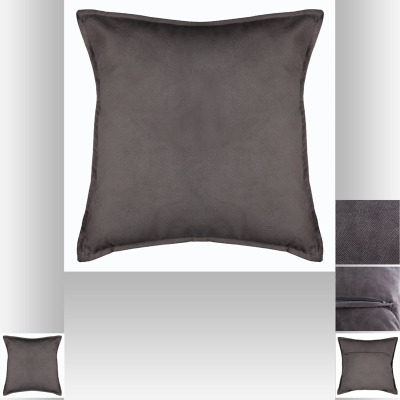Atmosphera Lilou Coussin gris foncé - 55 x 55 cm