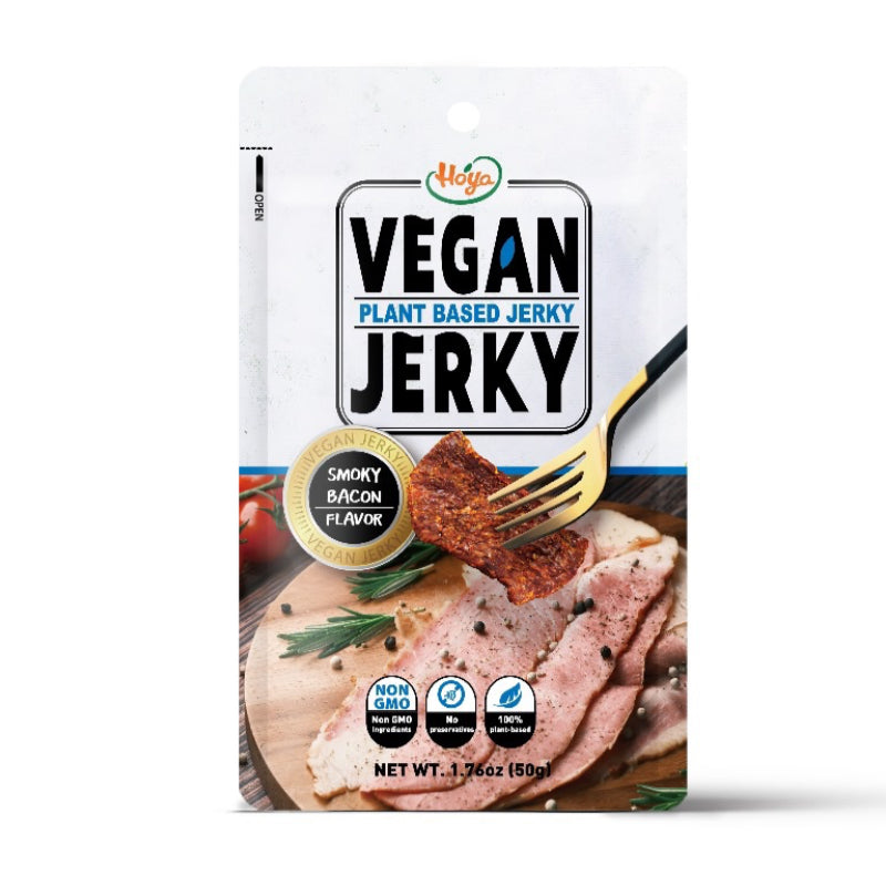 HOYA Émincé végétalien séché saveur bacon fumé 50 g