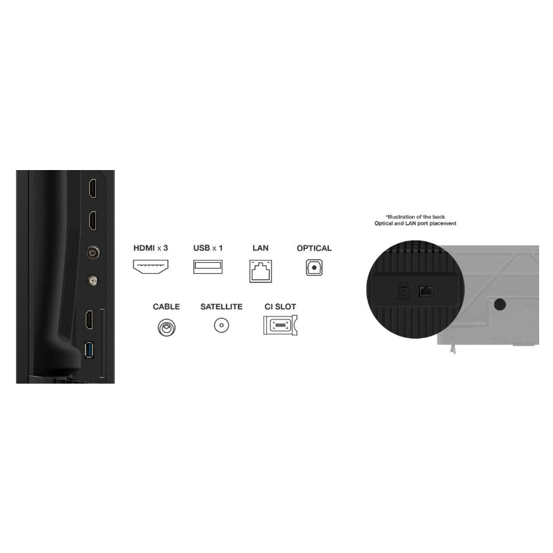 TCL 50P61K - Smart TV - 50 pouces LED 4K - HDR10 | Google TV | HDMI 2.1 | Commande vocale UHD 50 pouces