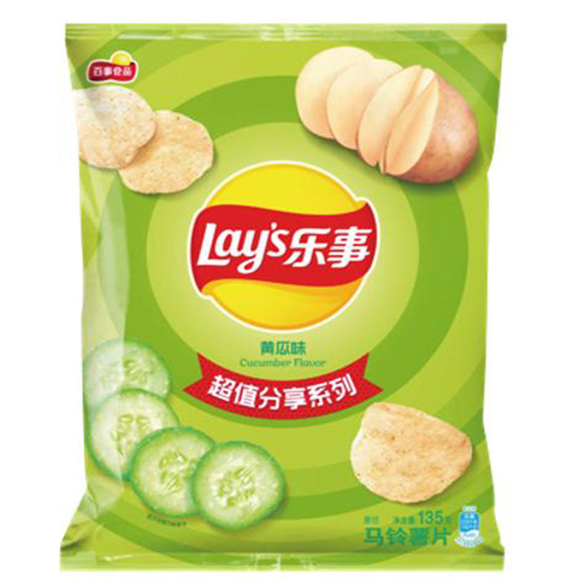 Lay's Chips de pommes de terre saveur concombre - 135 g