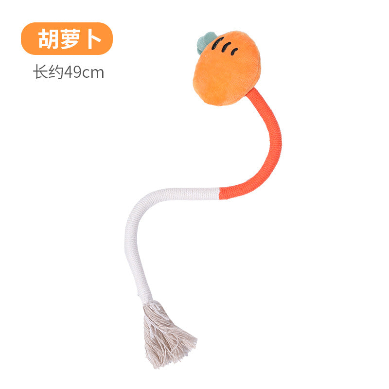 Meowmagic Lot de 4 jouets corde à mâcher pour chat