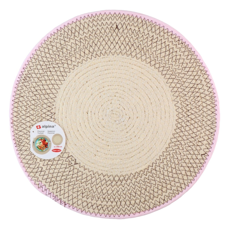 Alpina Set de table en fil de papier - Ø 38 cm
