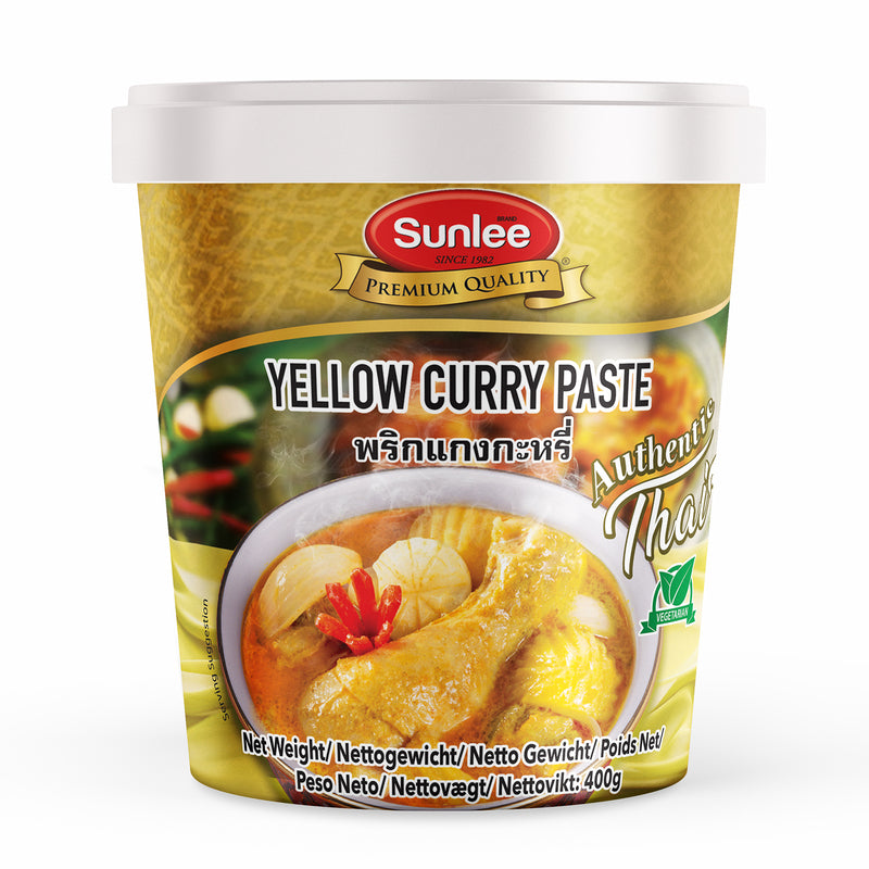 Sunlee Pâte de Curry Jaune Vegan 400 g