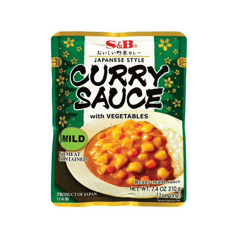 S&B Sauce Golden Curry aux légumes douce 210 g