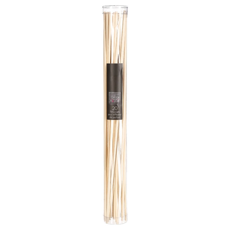 Atmosphera Lot de 20 bâtonnets pour diffuseur Hauteur 25 cm Rotin naturel