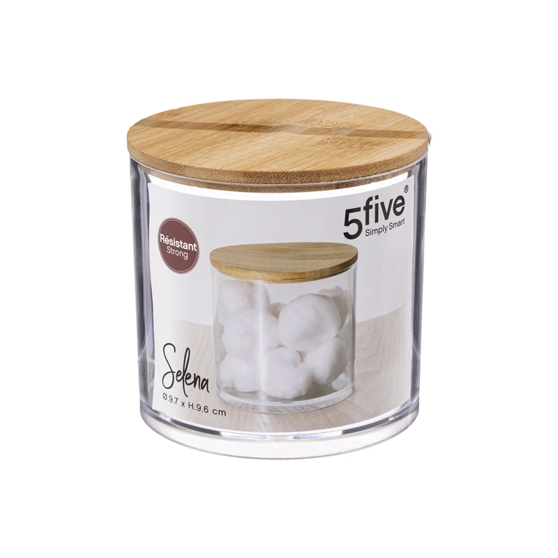5five Selena Boîte en coton D 9,7 x H 9,6 cm