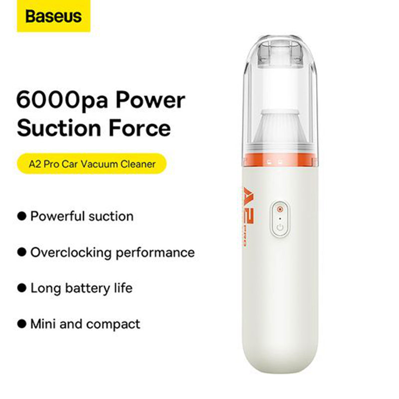 Baseus A2Pro Aspirateur de voiture 6000 pa - Blanc