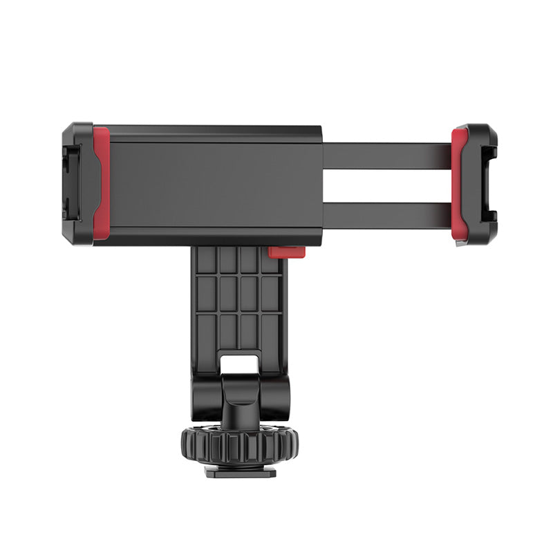 Ulanzi Adaptateur de trépied pour smartphone ST-06S Stabilisateur pour smartphone avec 2 griffes porte-accessoires Support de téléphone pour appareil photo Support rotatif à 360° pour iPhone Galaxy Huawei appareil photo reflex numérique