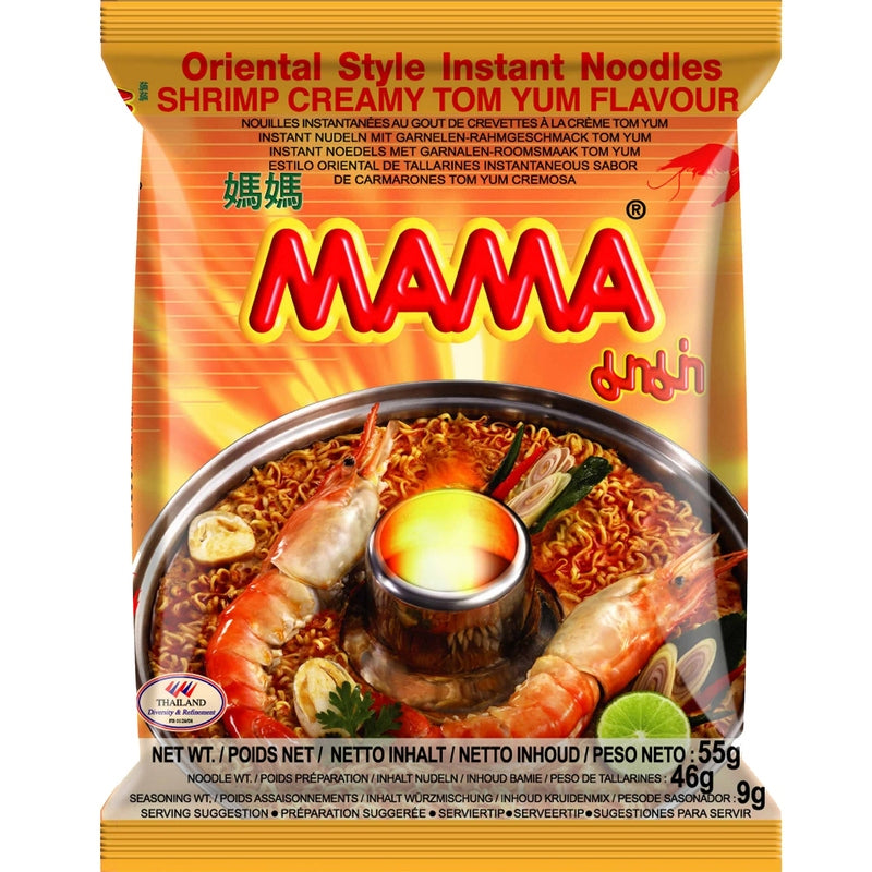 MAMA Nouilles instantanées saveur crevette crémeuse 55 g