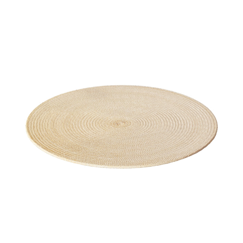 Set de Table Rond Tressé Beige