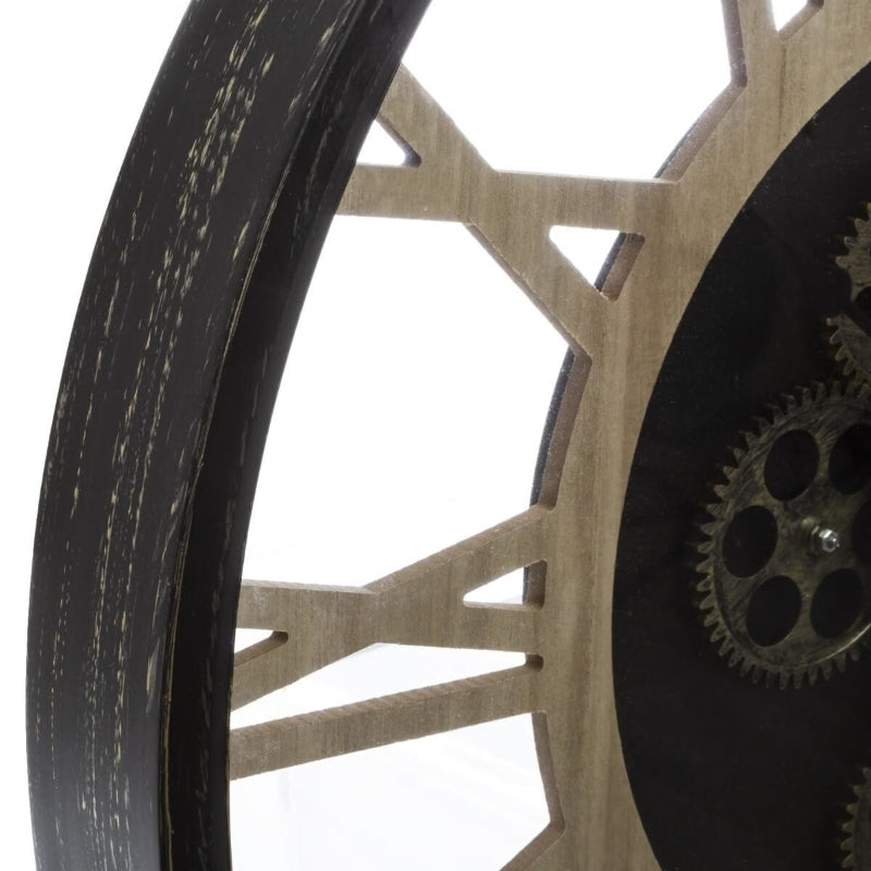 Atmosphera Horloge Paul avec mécanisme diam. 57 cm métal et bois