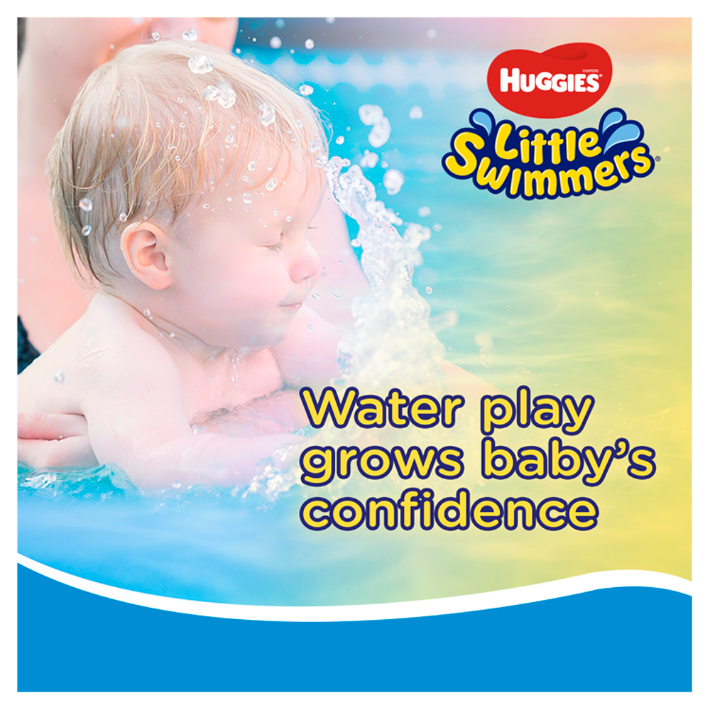 Huggies Little Swimmers Culottes de Bain Taille 3-4 (7-15 kg) Pack de 12