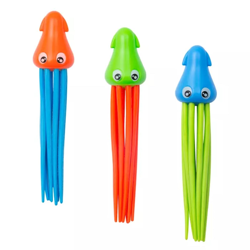 Bestway Figurines de plongée Speedy Squid™ dès 3 ans, lot de 3 pièces