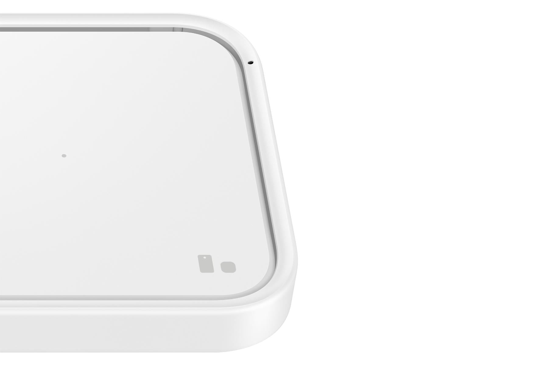 Samsung Chargeur à induction plat, Charge 15 W, Blanc