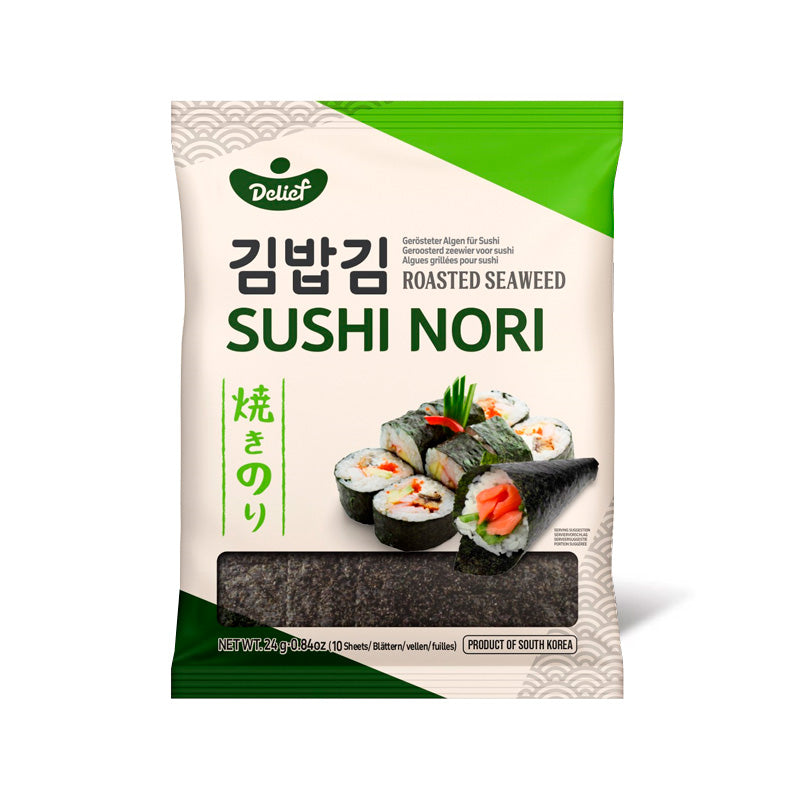 Delief Algues Nori grillées pour sushi - 24 g