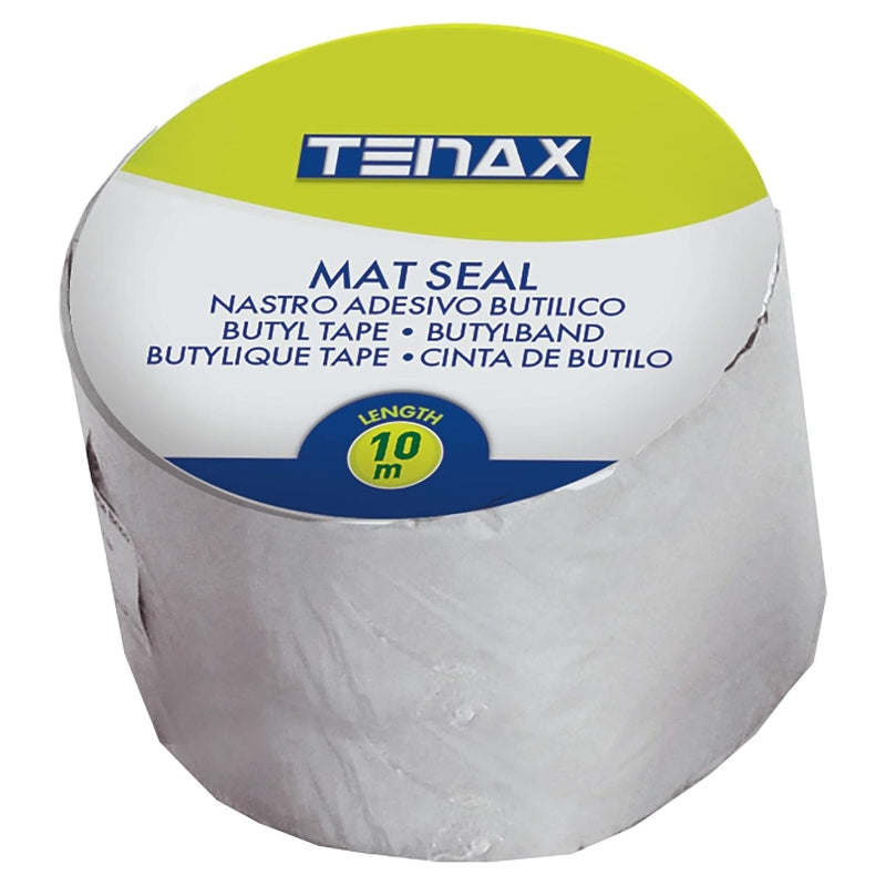 Tenax Mat Seal 0,15 x 10 m Gris Ruban de jonction adhésif simple face pour gazon synthétique