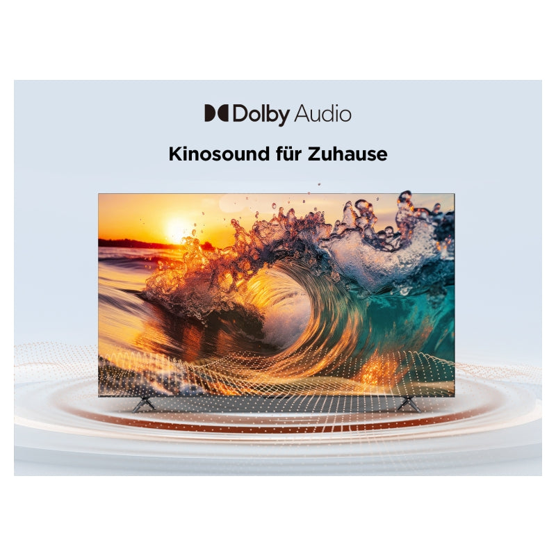 TCL 55V6C Smart TV 55 pouces 4K Ultra HD, compatible HDR10+, dalle HVA rigide, Dolby Vision