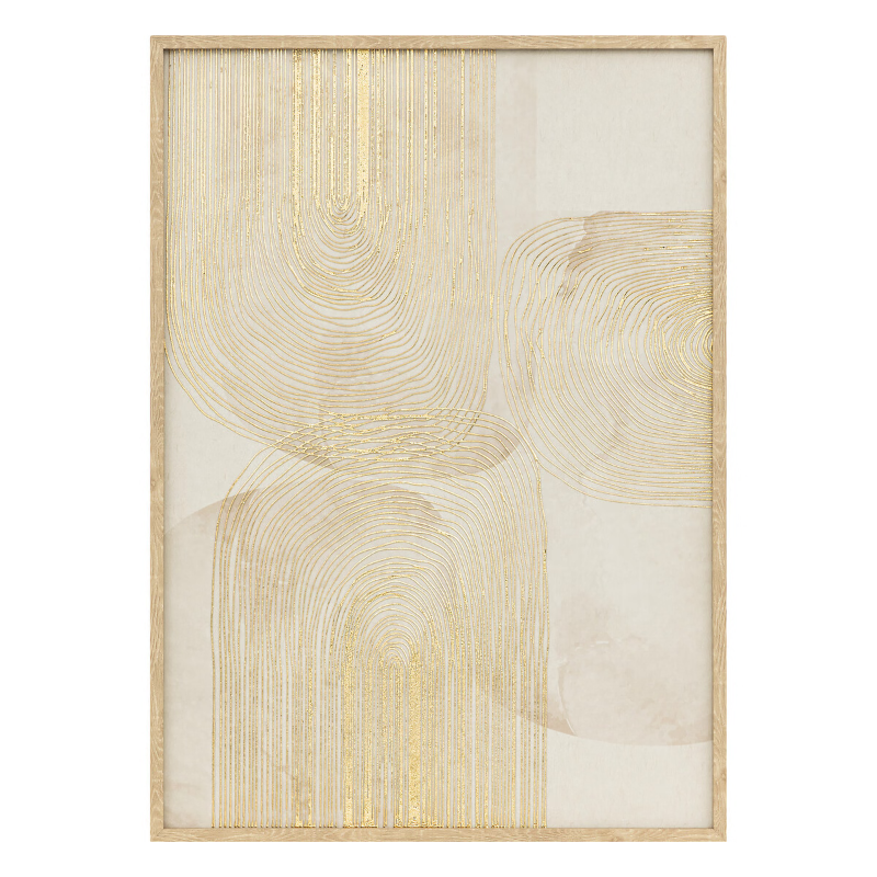 Cadre Décoratif Atmosphera ELIN Effet Foil 50 x 70 c